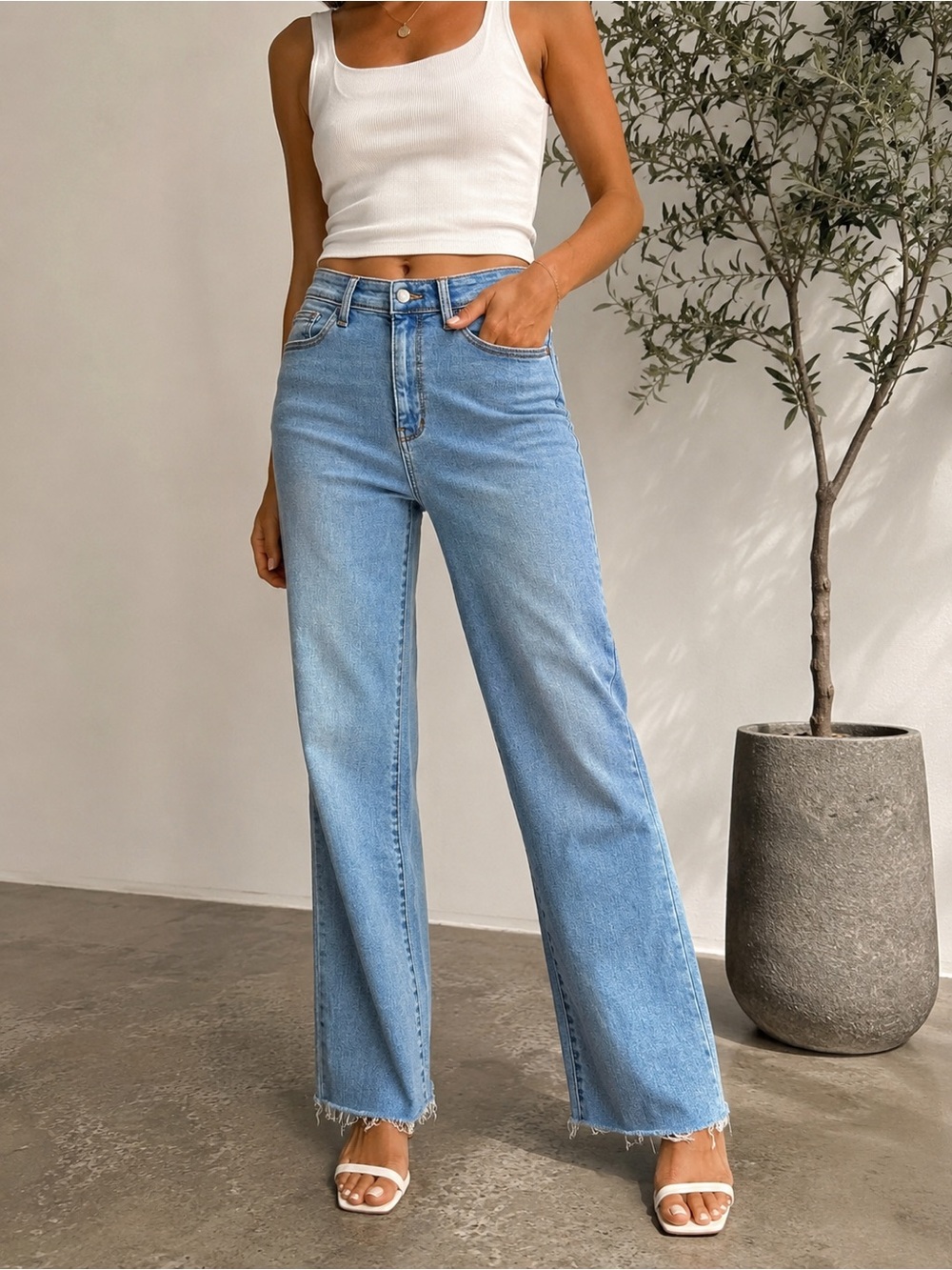 Judy Blue Light Blue Straight Leg High-Rise Jeans